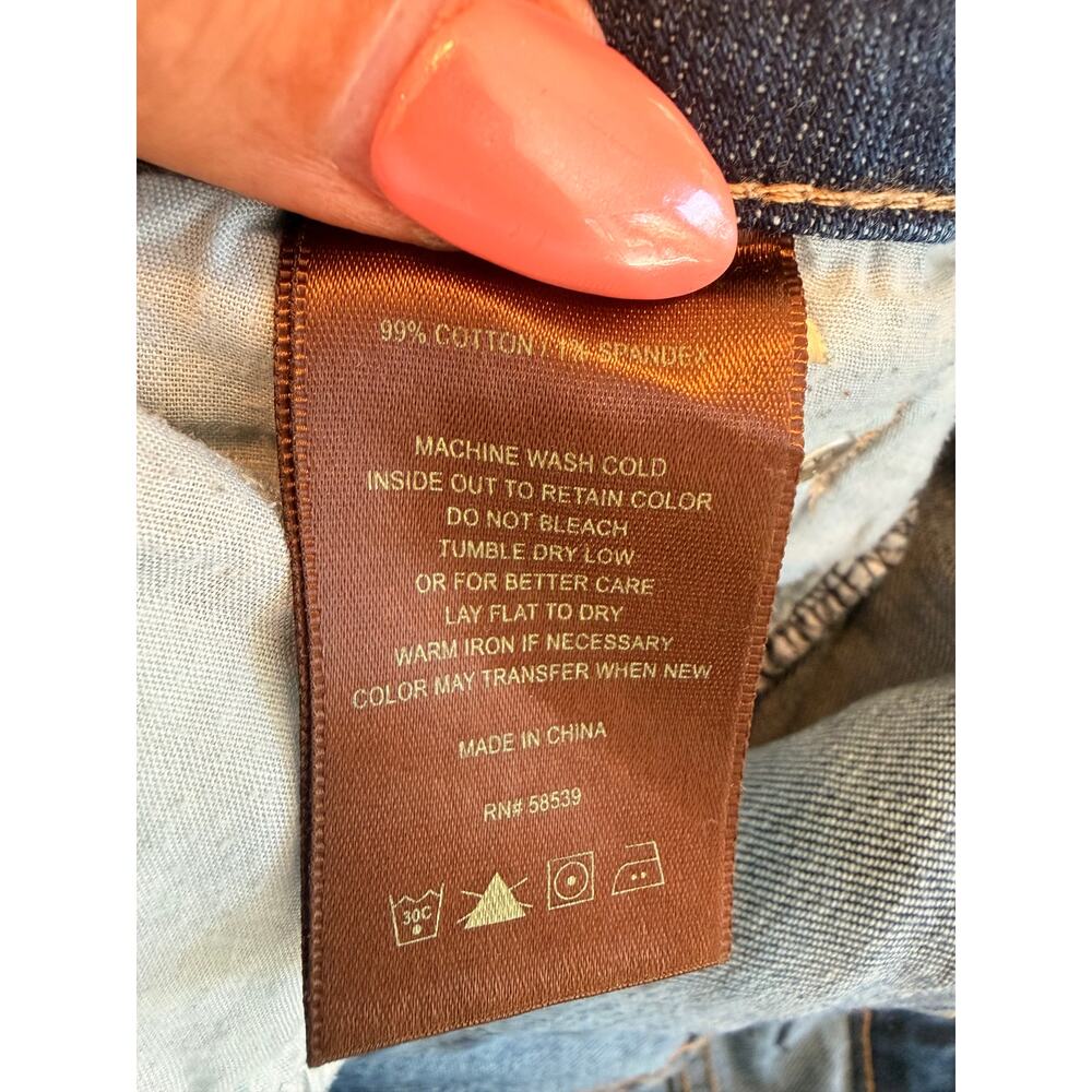 Kut From The Kloth Diana Skinny Jeans Size 6 Dark Wash Distressed Stretch - Picture 7 of 12